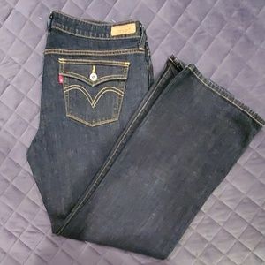 Levi's Dark Denim Low Bootcut 545 Jeans